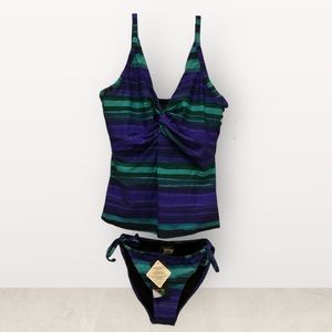 Bikini Bay scrunchy tankini top and/or bikini bottoms (various sizes)